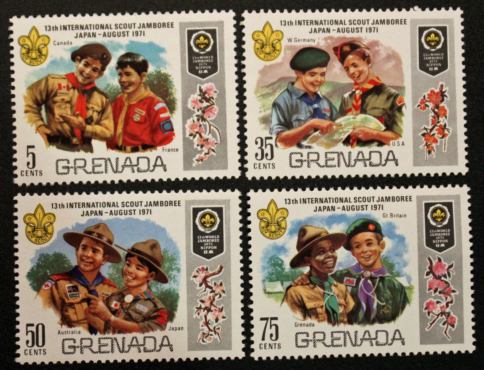 Briefmarke Grenada / - Yvert Und Tellier N°390 Rechts 393 N (cyn22)